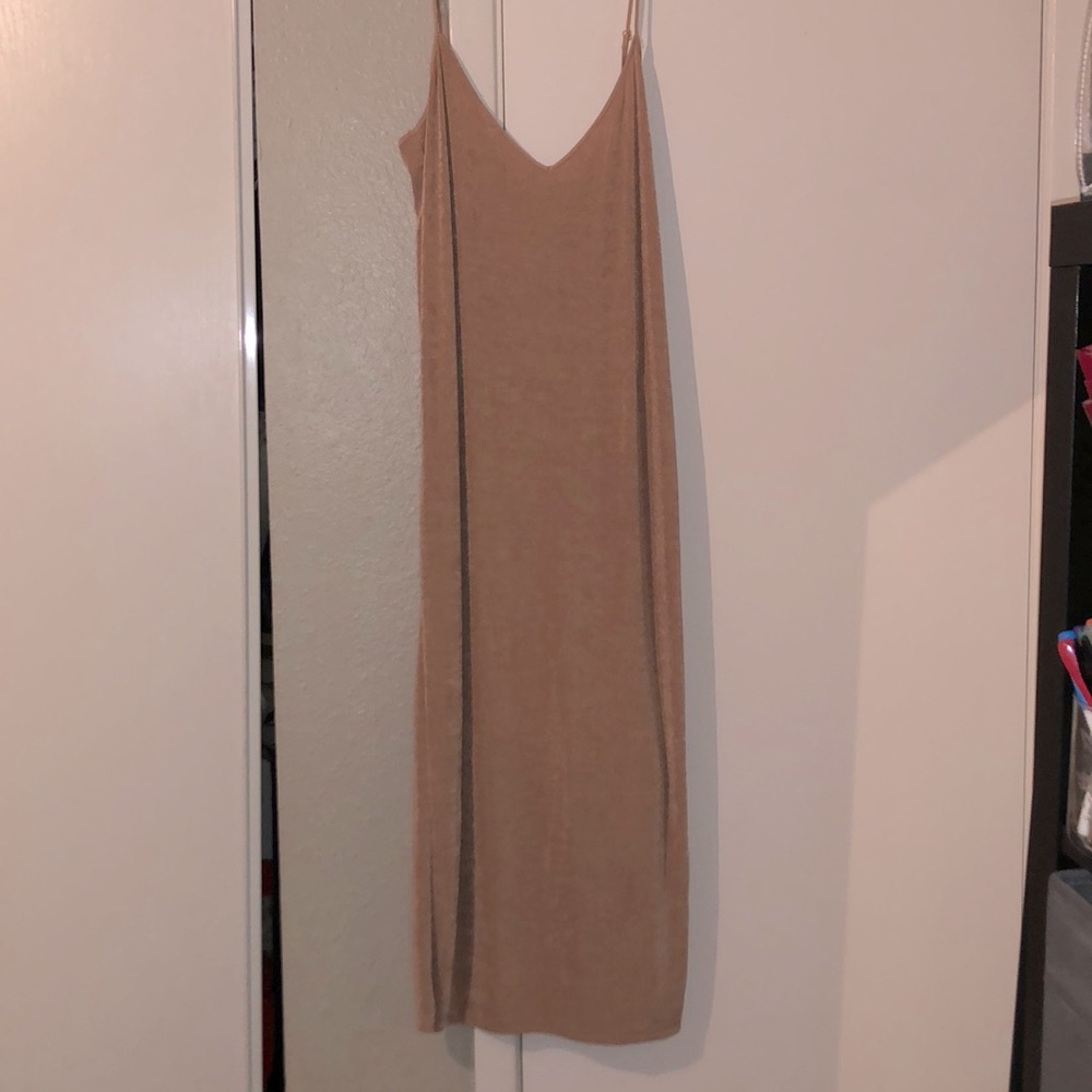 Zara Nude Bodycon Dress